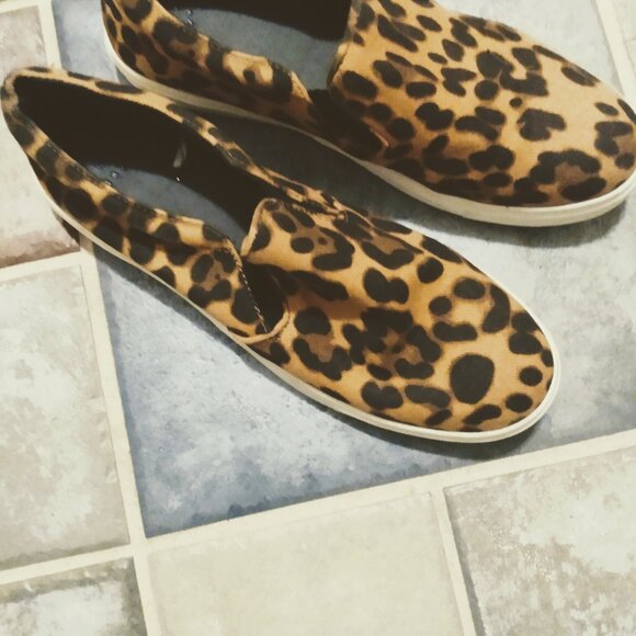 Ladies size 10 A New Day slip on animal print sneakers shoes - Picture 6 of 8
